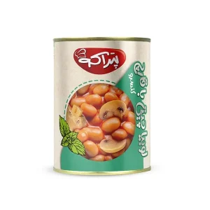 کنسرو لوبیا چیتی با قارچ 380 گرم