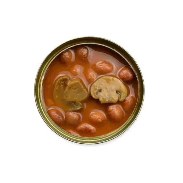 کنسرو لوبیا چیتی با قارچ 380 گرم