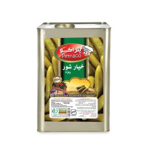 کنسرو خیارشور حلب ویژه 17 کیلوگرم