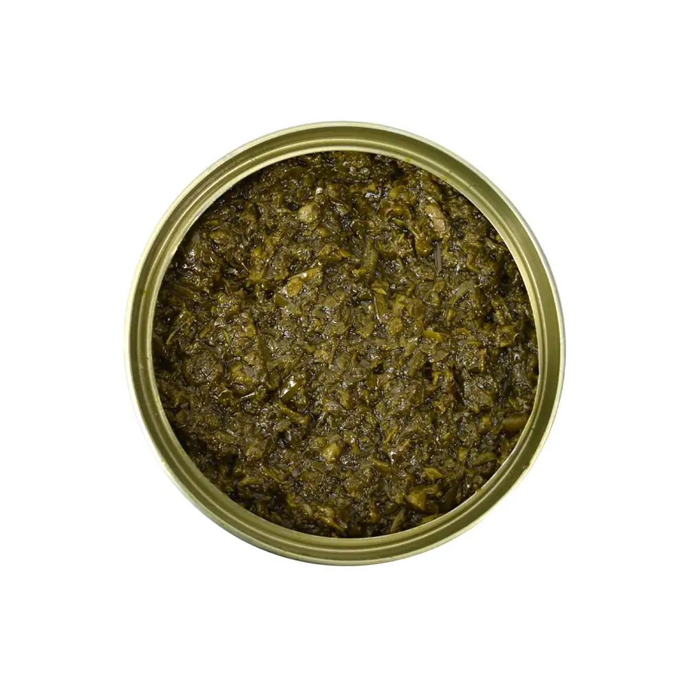 کنسرو سبزی سرخ شده قورمه سبزی