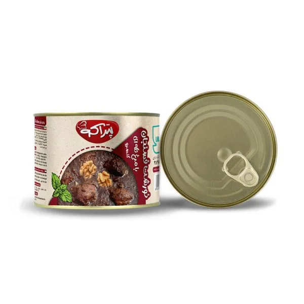 کنسرو خورشت فسنجان با گوشت تکه ای مرغ 500 گرم